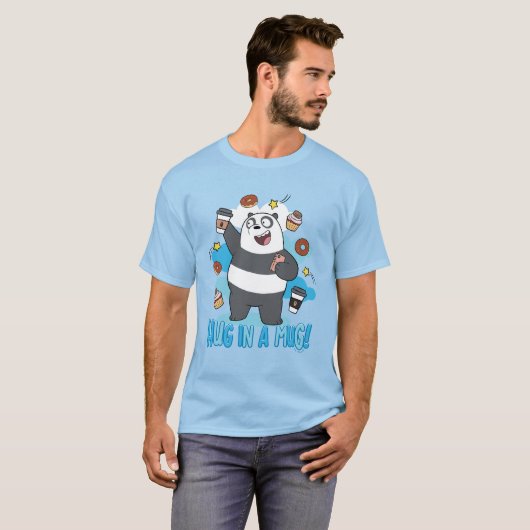 Panda Beer - Hug in een Mok! T-shirt (Voorkant volledig)