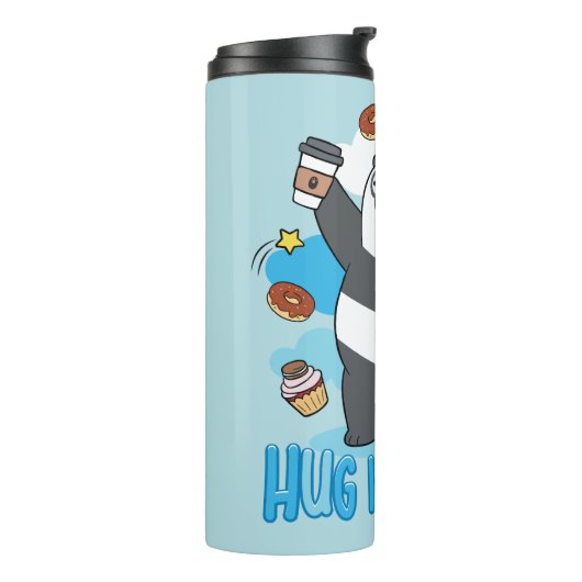 Panda Beer - Hug in een Mok! Thermosbeker (Gedraaid links)