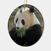 Panda Beer Hugs Keramisch Ornament (Links)