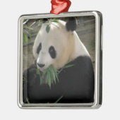 Panda Beer Hugs Metalen Ornament (Links)