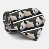 Panda Beer Hugs Stropdas (Opgerold)