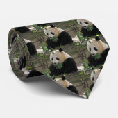 Panda Beer Hugs Stropdas (Opgerold)