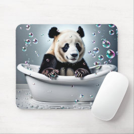 Panda Beer in bubbelbad Muismat