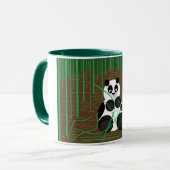 Panda-Beer in de Mok van het bos in Bamboo (Voorkant links)