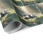 Panda Beer in de zon Cadeaupapier (Rol Hoek)