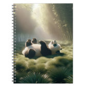 Panda Beer in de zon Notitieboek (Voorkant)