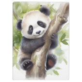Panda Beer in Tree Klembord (Achterkant)