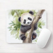 Panda Beer in Tree Muismat (Met muis)