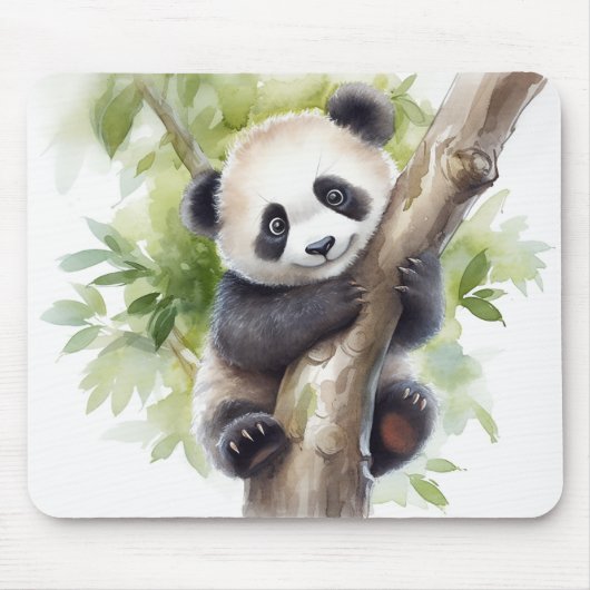 Panda Beer in Tree Muismat (Voorkant)