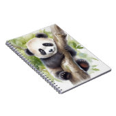 Panda Beer in Tree Notitieboek (Rechterzijde)