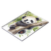 Panda Beer in Tree Notitieboek (Linkerzijde)