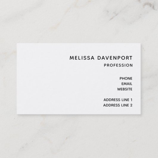 Panda beer in zijn kleine bamboe grove business ca visitekaartje (Achterkant)