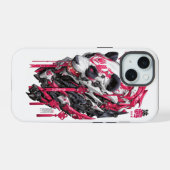 panda beer iPhone 15 case (Achterkant horizontaal)