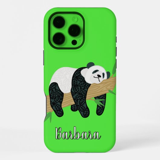 Panda Beer iPhone Hoesje (Achterkant)