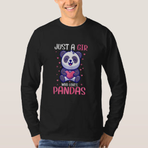 Panda Beer is gewoon een meisje dat van Pandas hou T-shirt