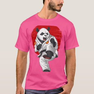 Panda Beer Karate Kickboxing Kung Fu Taekwondo Mar T-shirt