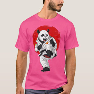 Panda Beer Karate Kickboxing Kung Fu Taekwondo Mar T-shirt