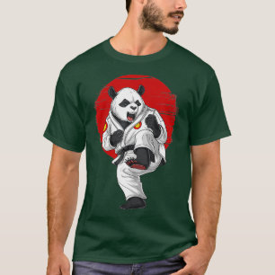 Panda Beer Karate Kickboxing Kung Fu Taekwondo Mar T-shirt