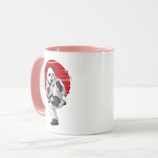 Panda Beer Karate Mok (Voorkant links)