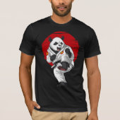 Panda Beer Karate T-shirt (Voorkant)