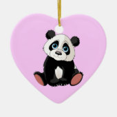 Panda Beer Keramisch Ornament (Voorkant)