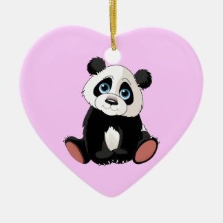 Panda Beer Keramisch Ornament