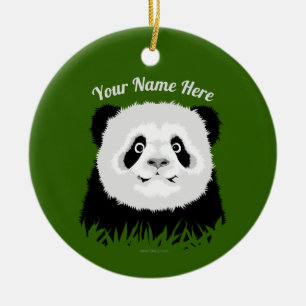 Panda Beer keramisch Ornament
