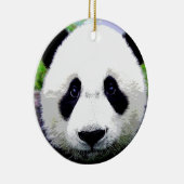 Panda Beer Keramisch Ornament (Rechts)