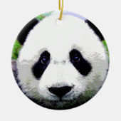 Panda Beer Keramisch Ornament (Voorkant)