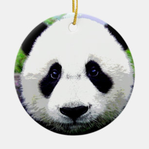 Panda Beer Keramisch Ornament