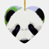 Panda Beer Keramisch Ornament (Voorkant)