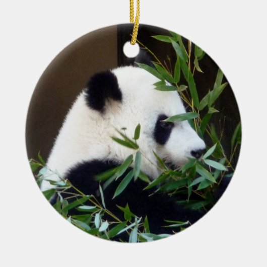 Panda Beer keramische kerstversiering Keramisch Ornament (Voorkant)