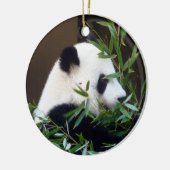 Panda Beer keramische kerstversiering Keramisch Ornament (Links)