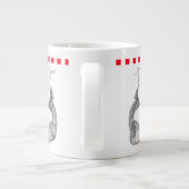 Panda Beer keramische Mok (Achterkant)