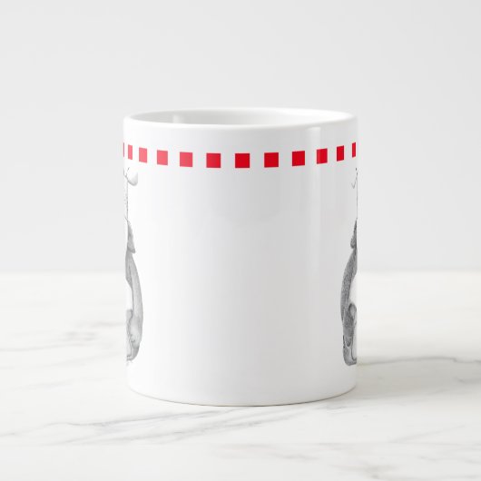 Panda Beer keramische Mok (Voorkant)