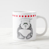 Panda Beer keramische Mok (Rechts)