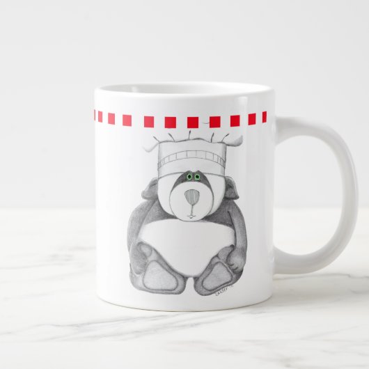 Panda Beer keramische Mok (Rechts)