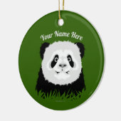 Panda Beer Keramische Versiering Keramisch Ornament (Links)