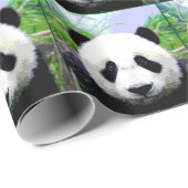 Panda Beer kerst inpakpapier (Rol Hoek)