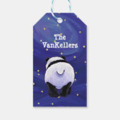 Panda Beer kerstcadeautags Cadeaulabel (Achterkant)