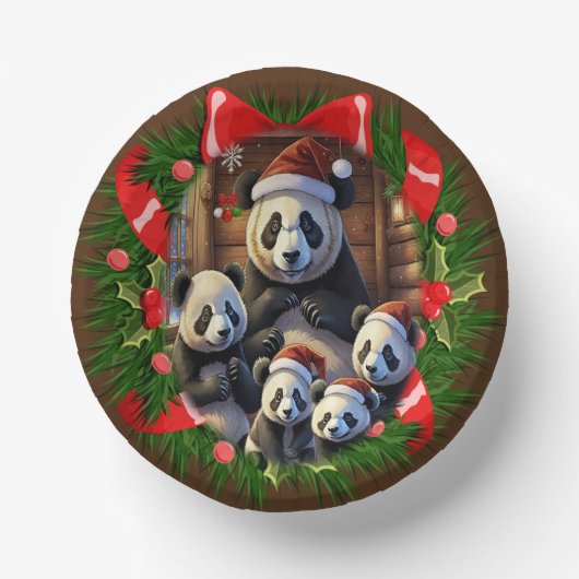 Panda Beer kerstfeest kommen (Voorkant)