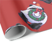 Panda Beer Kerstmis Cadeaupapier (Rol Hoek)
