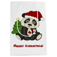 Panda Beer kerstmis gepersonaliseerd
