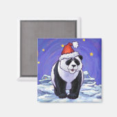 Panda Beer Kerstmis Magneet (Voorkant / Achterkant)