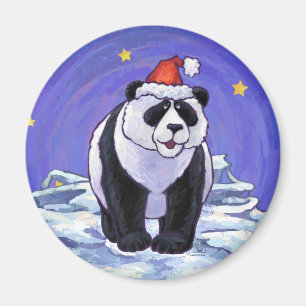 Panda Beer Kerstmis Magneet