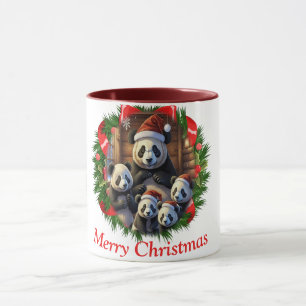 Panda Beer Kerstmis Mok