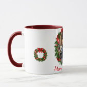 Panda Beer Kerstmis Mok (Links)