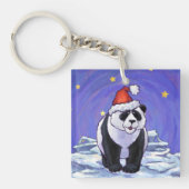 Panda Beer Kerstmis Sleutelhanger (voorkant)