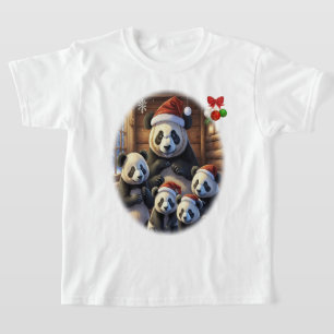 Panda Beer Kerstmis T-shirt