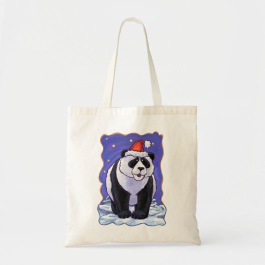 Panda Beer Kerstmis Tote Bag (Voorkant)